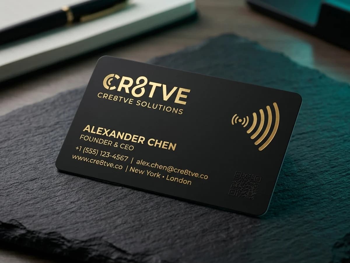 بطاقة الأعمال الذكية (PVC Smart Card)