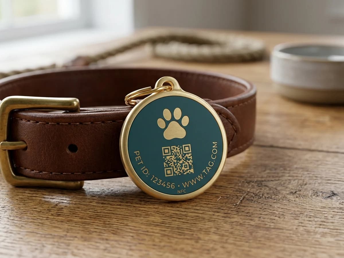 ميدالية الأليف الذكية (Smart Pet Tag)